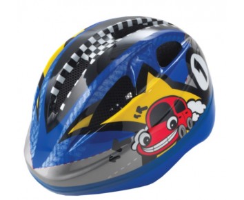 Wag Cars Easy Ride Kids Helmet Small 52-56cm Blue